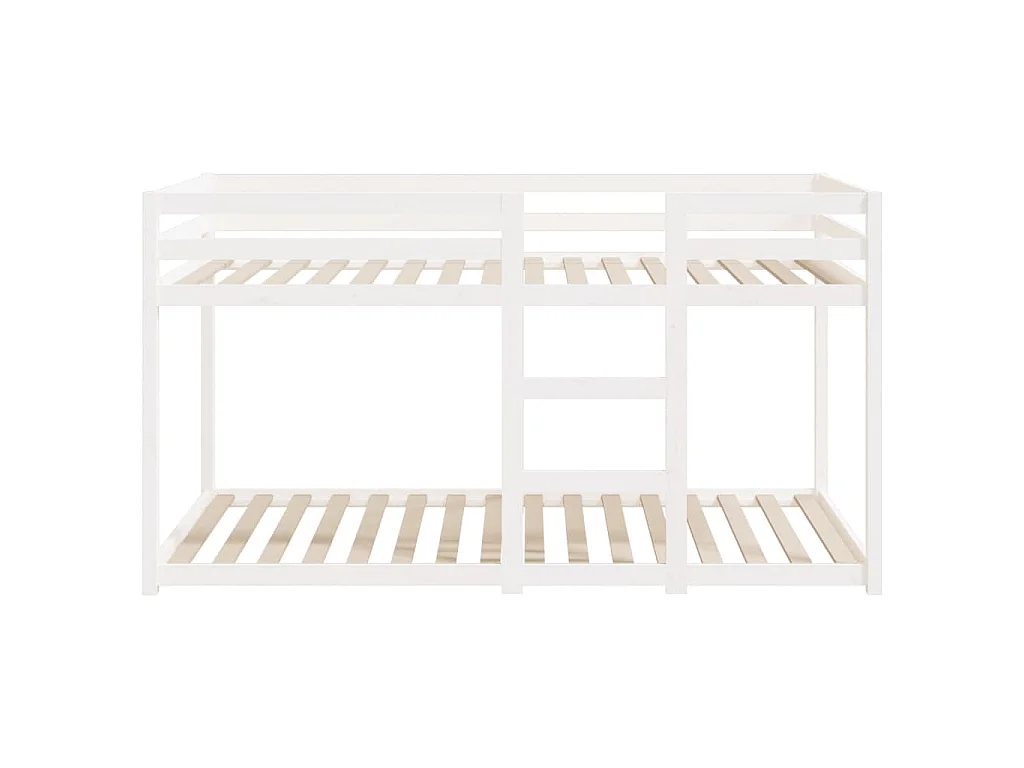 Beliche 90x200 cm madeira de pinho maciça branco