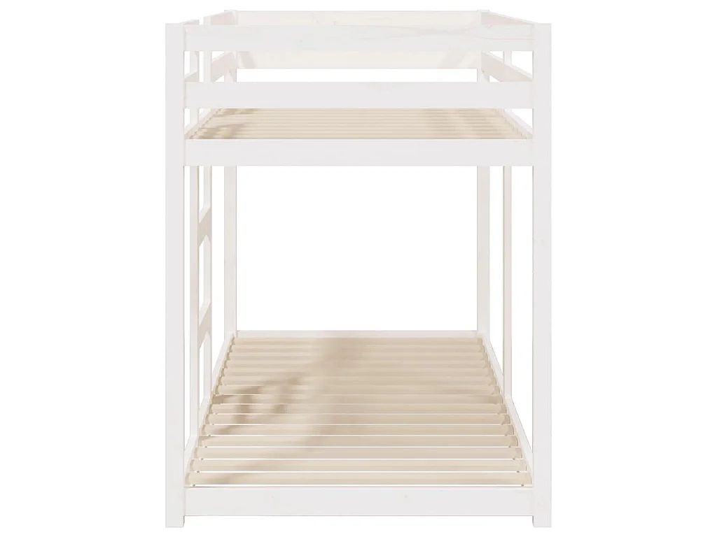 Beliche 90x200 cm madeira de pinho maciça branco