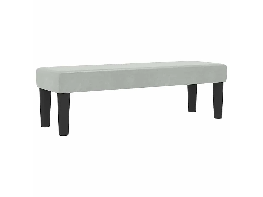 Cama tipo Box Spring Gris claro 200 x 160 cm Terciopelo