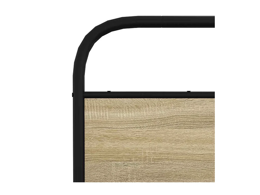 Bedframe zonder matras bewerkt hout sonoma eikenkleur 140x200cm