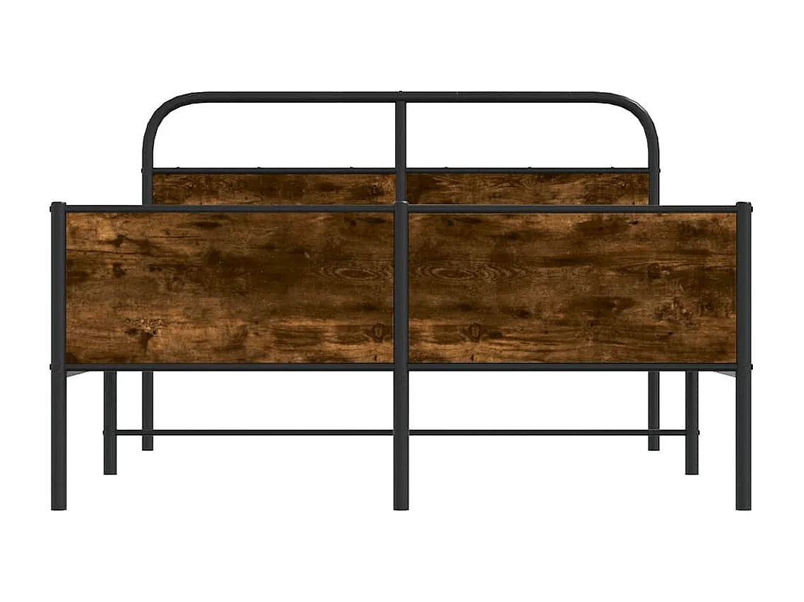 Cadre de lit sans matelas 140x190 cm chêne sonoma