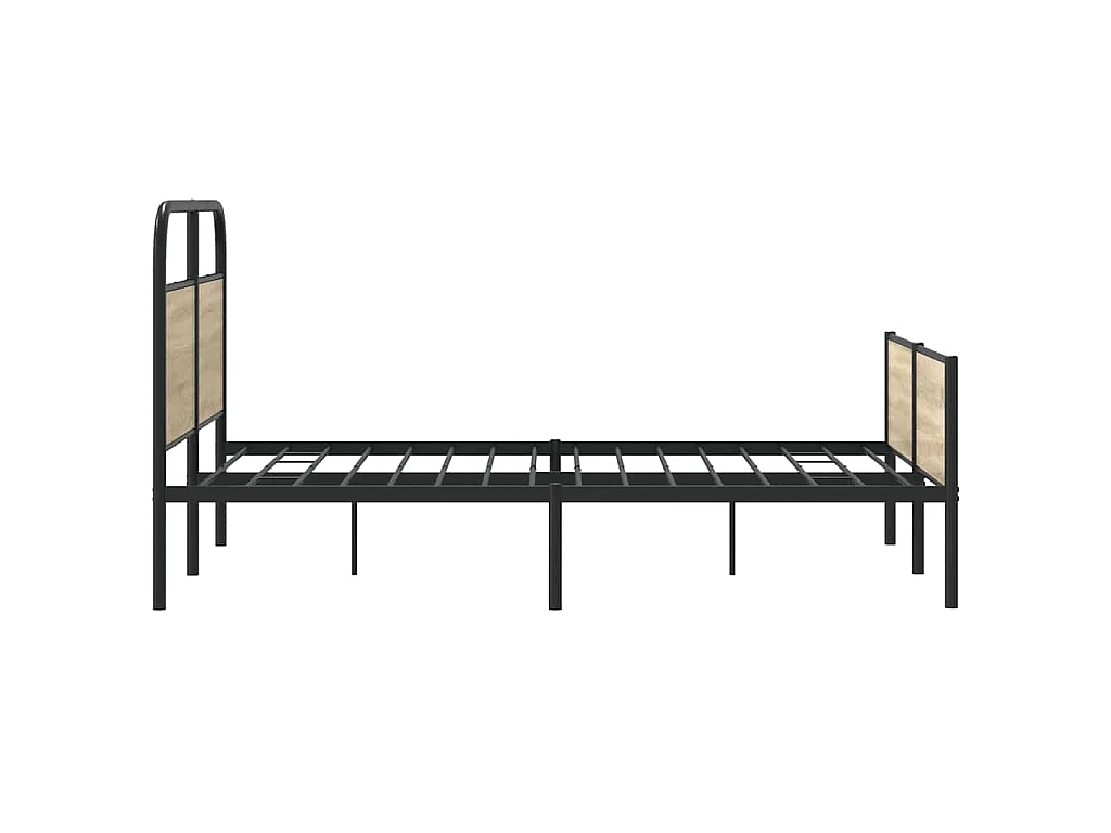 Cadre de lit sans matelas 140x190 cm chêne sonoma