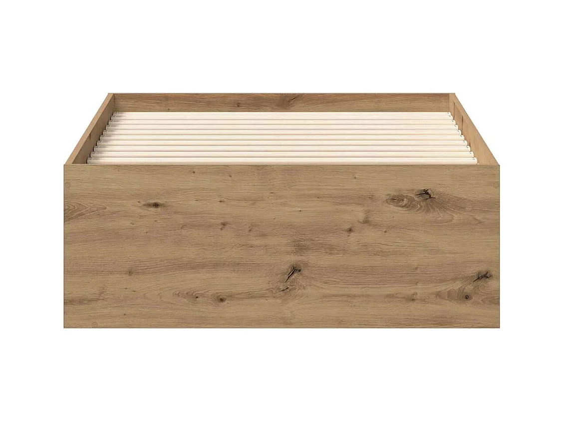 Bettgestell ohne Matratze Artisan-Eiche 90x200cm Holzwerkstoff