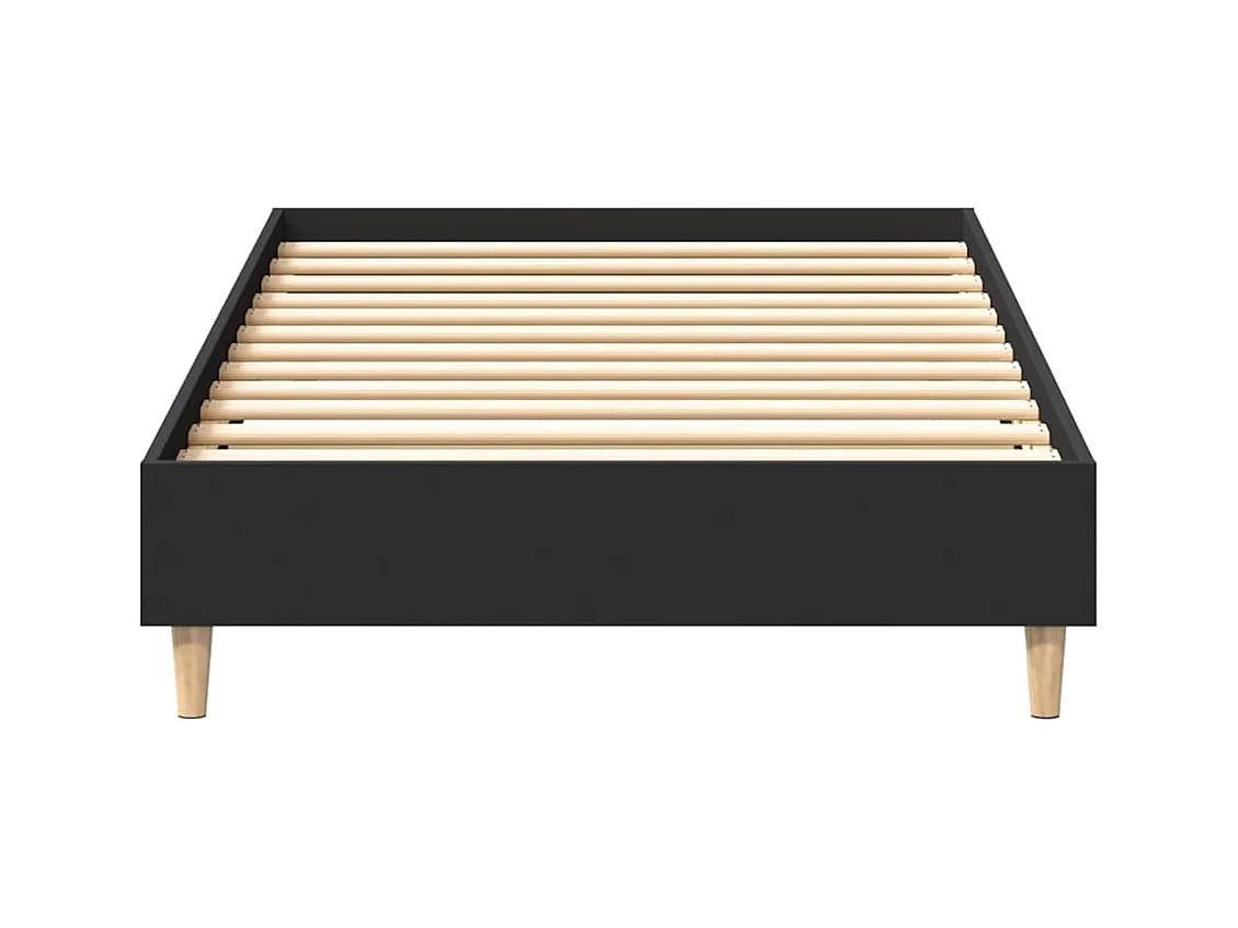 Bettgestell ohne Matratze Schwarz 90x200 cm Holzwerkstoff