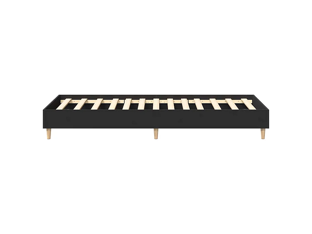 Bettgestell ohne Matratze Schwarz 90x200 cm Holzwerkstoff