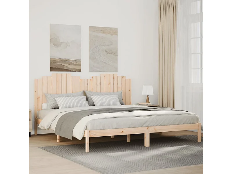 Cama extra longa sem colchão 180x220 cm madeira maciça
