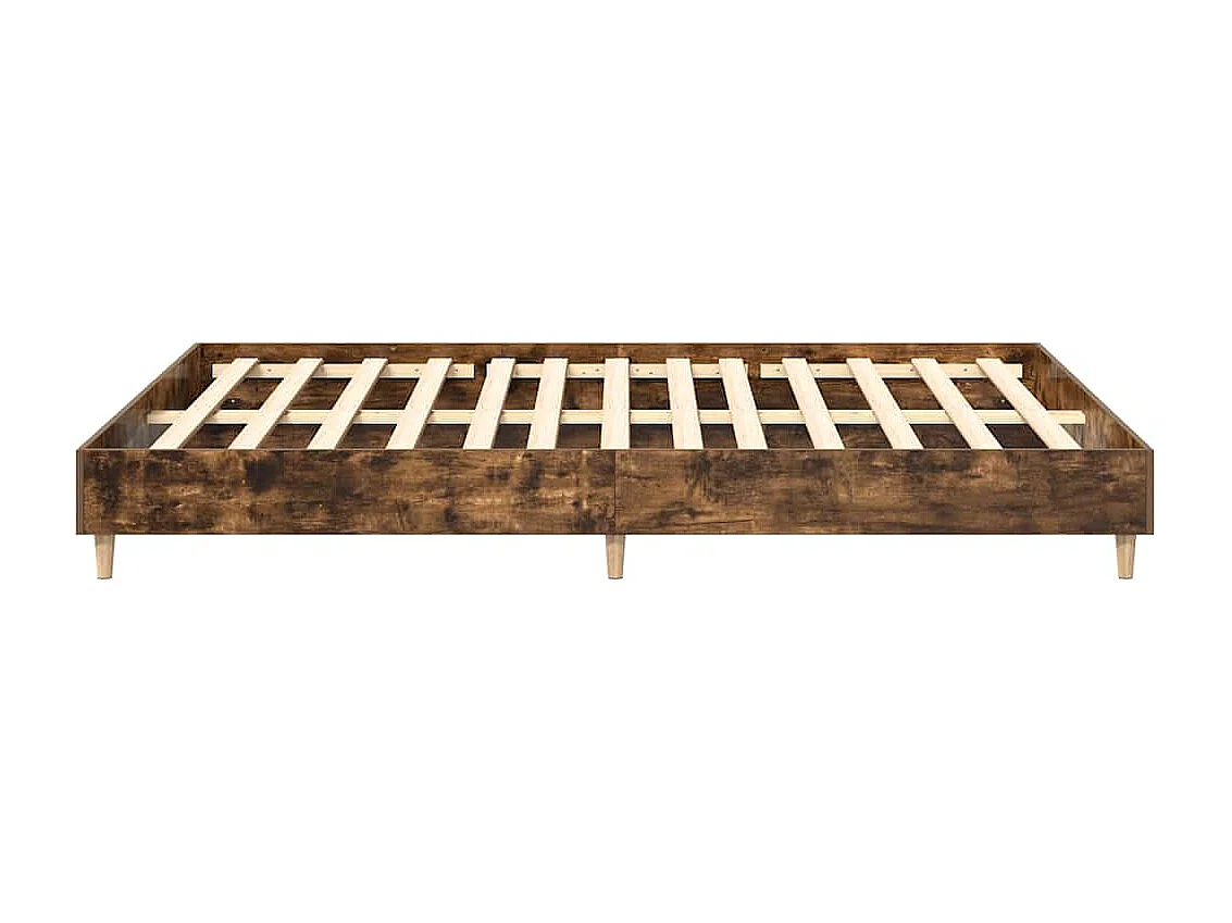Bedframe zonder matras 140x200 cm spaanplaat gerookt eiken