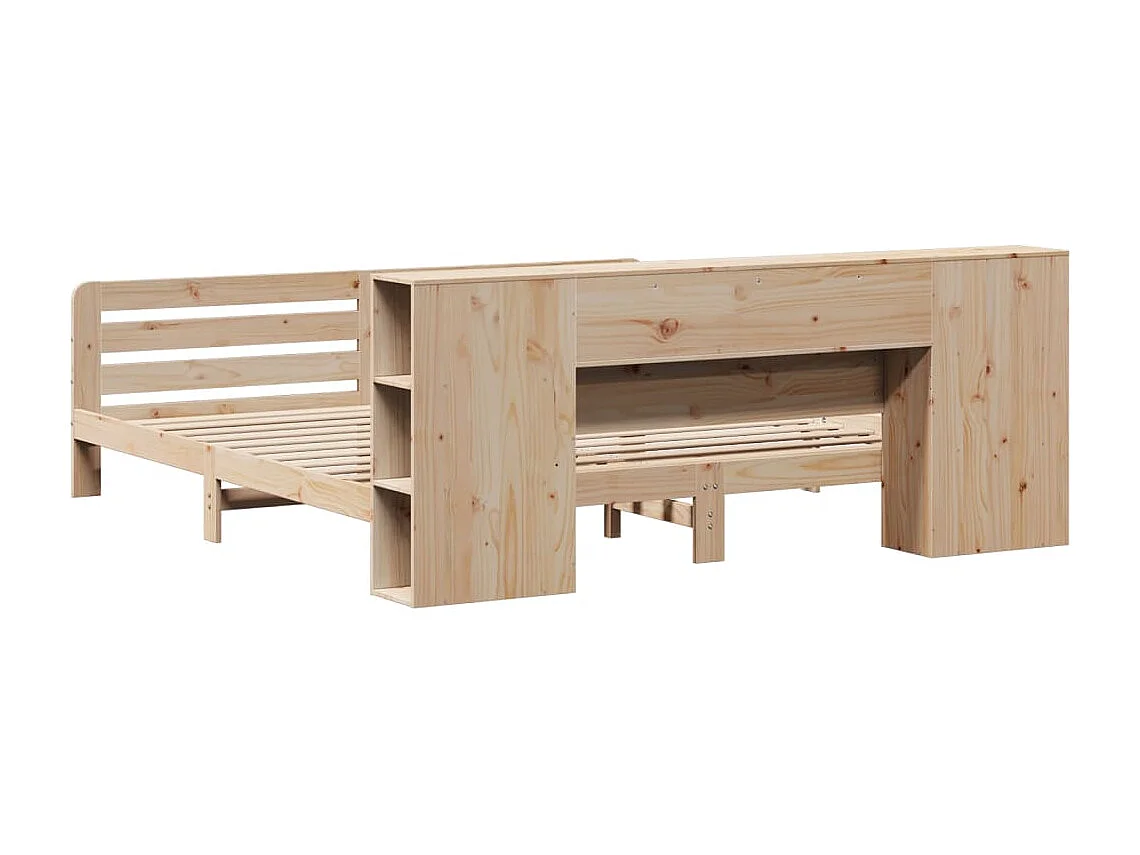 Giroletto senza Materasso 180x200 cm in Legno Massello di Pino