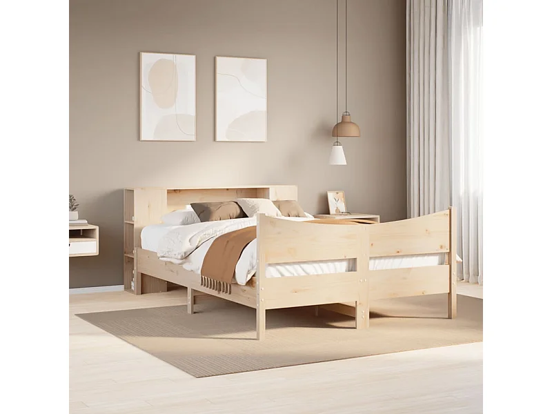 Massivholzbett ohne Matratze 160x200 cm Kiefernholz