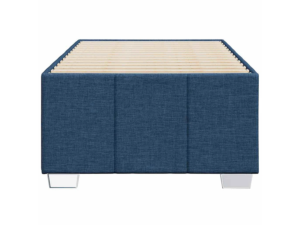Bedframe zonder matras 100x200 cm stof blauw