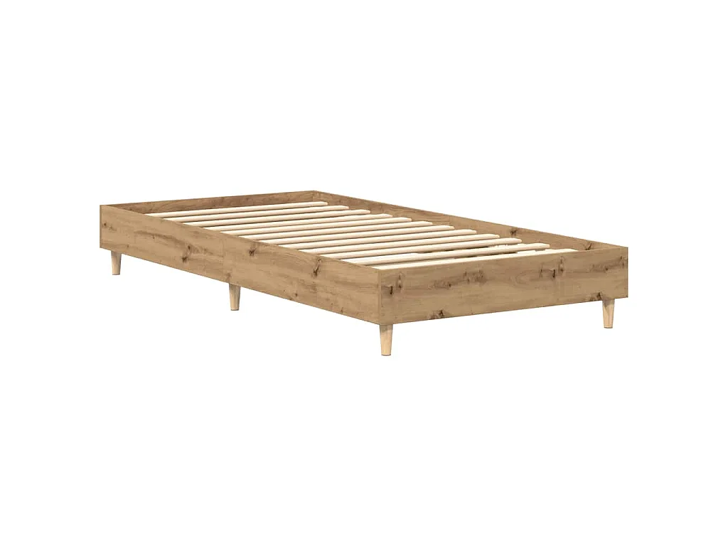 Giroletto senza Materasso Rovere Artigianale 90x200 cm