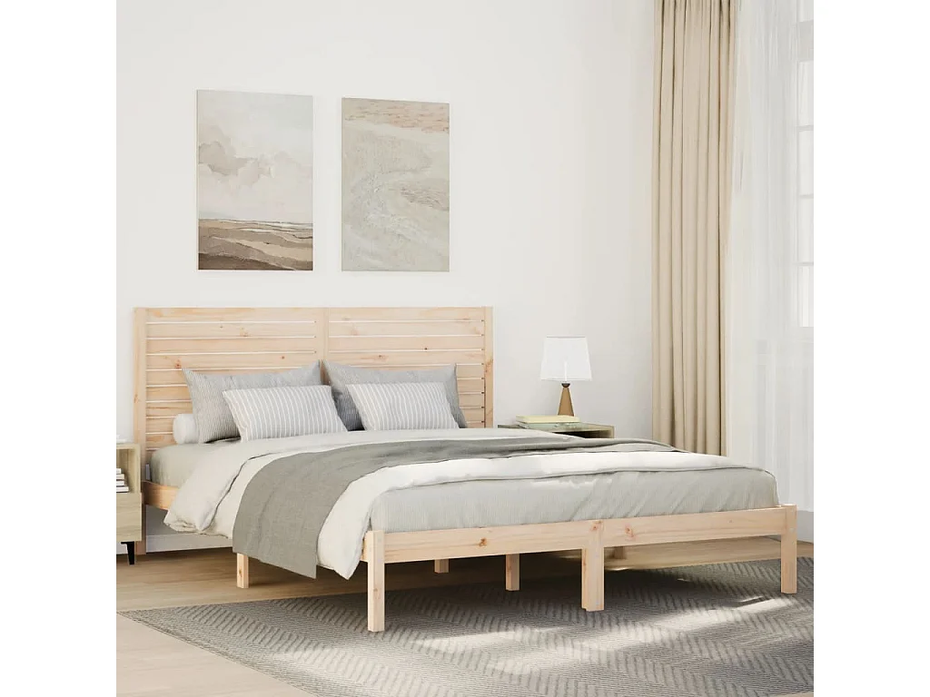 Giroletto Extra Lungo senza Materasso 160x210 cm Legno Massello