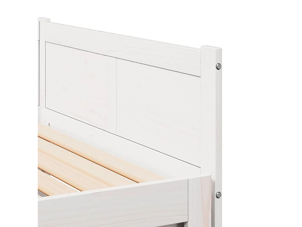 Lit Pull-out de Jour Blanc 203,5 x 184 x 56,5 cm
