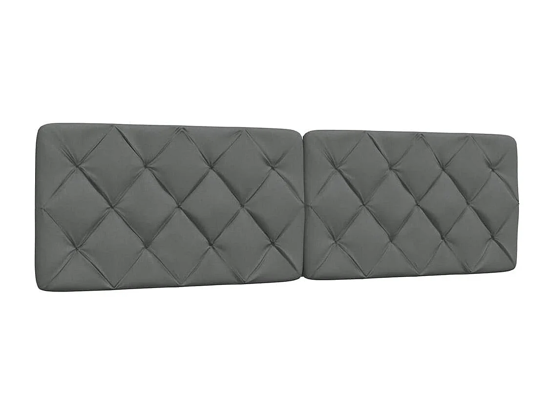 Letto con Materasso Grigio Scuro 180x200 cm Tessuto