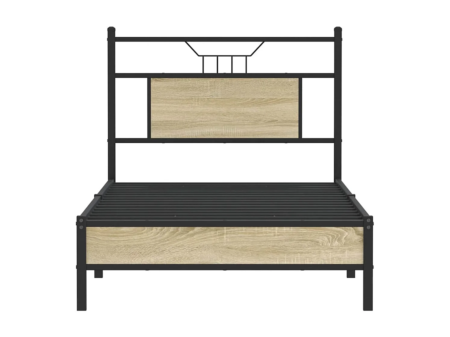 Giroletto senza Materasso Rovere Sonoma 90x190 cm in Truciolato