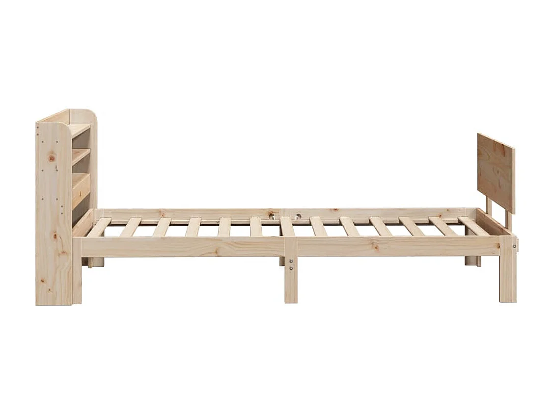 Bettgestell mit Kopfteil ohne Matratze 90x190 cm