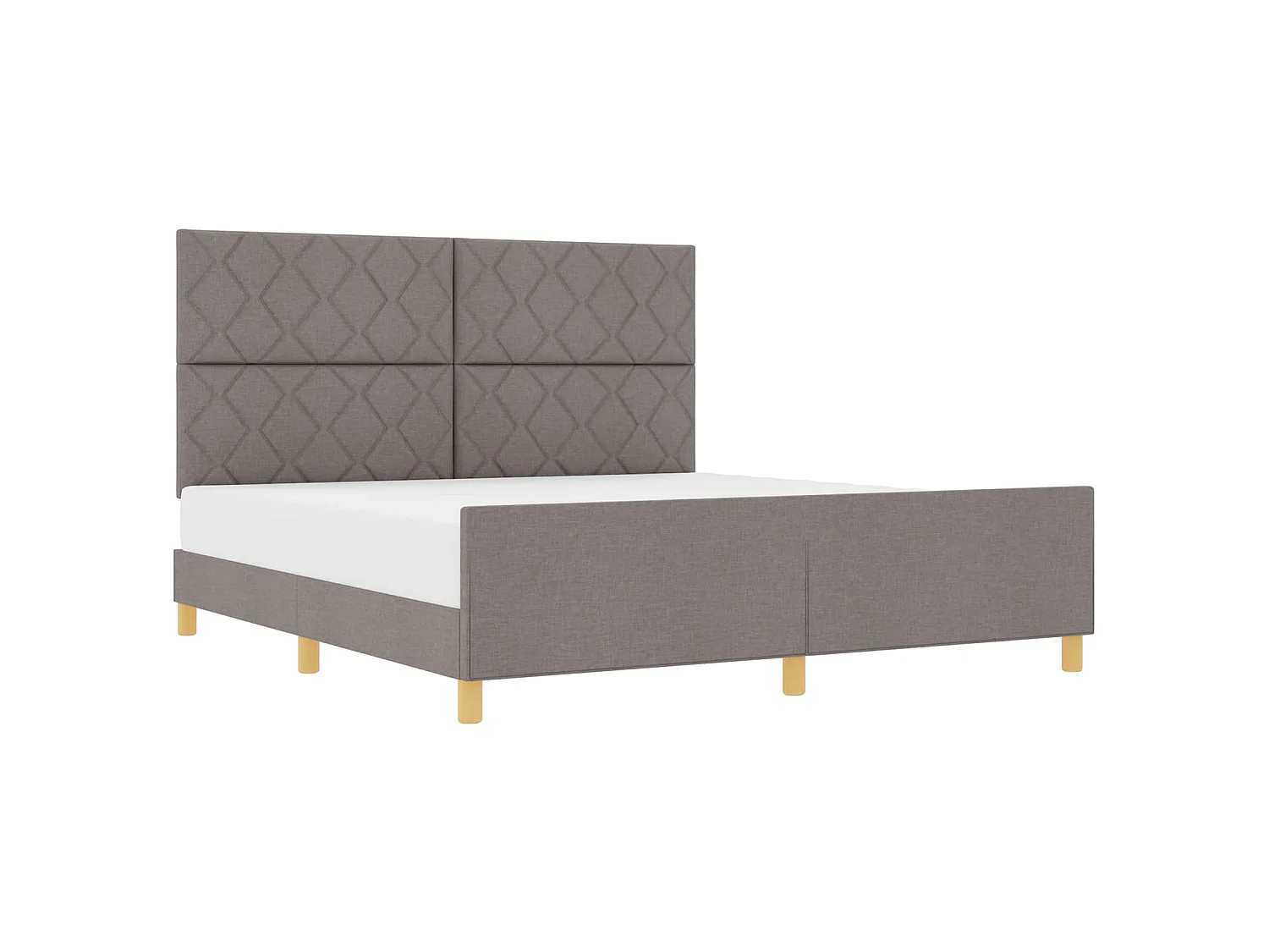 Struttura del letto con testiera Talpa 180 x 200 cm Tessuto