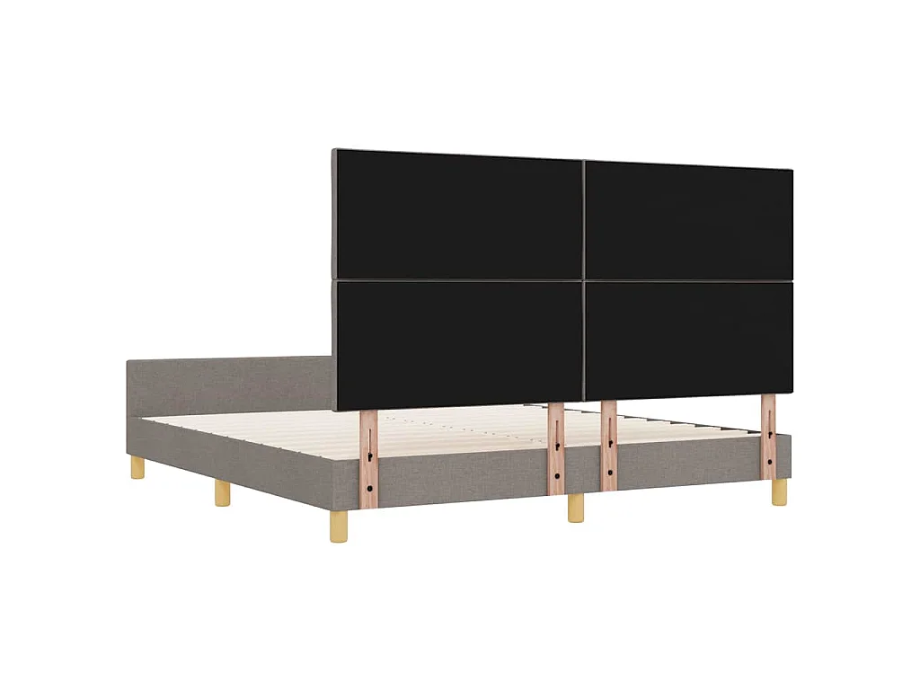 Struttura del letto con testiera Talpa 180 x 200 cm Tessuto