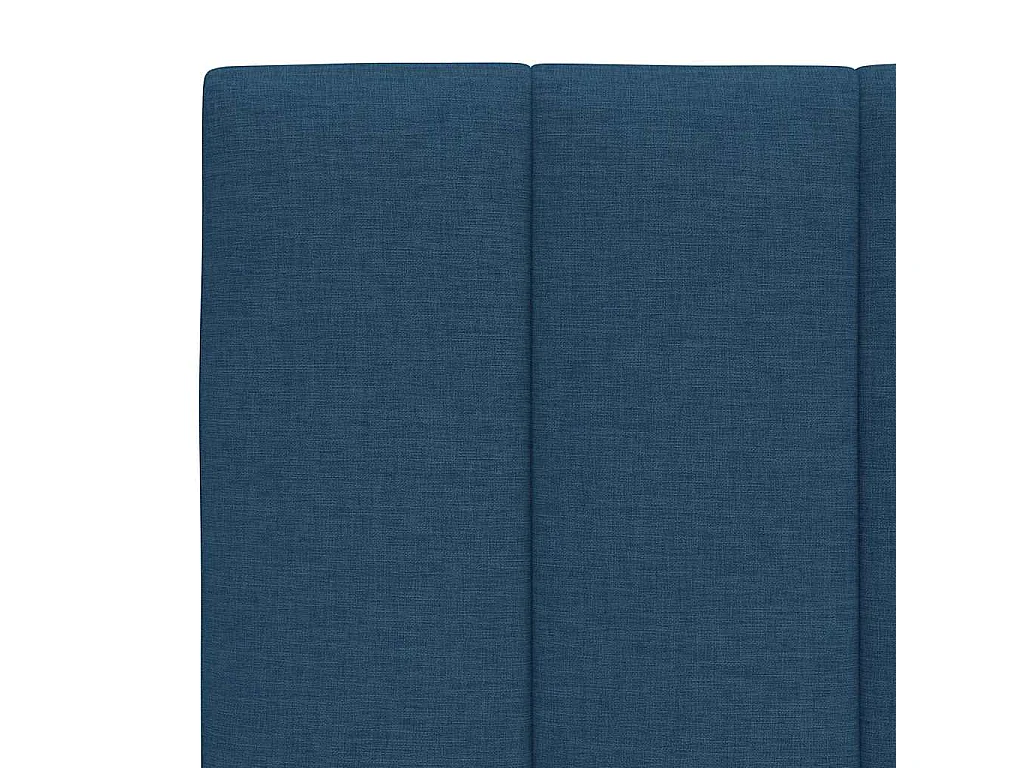 Letto con Materasso Hanko Blu 140x200 cm in Tessuto