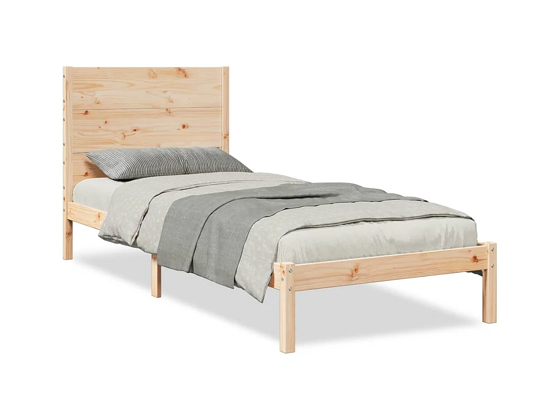 Giroletto Extra Lungo senza Materasso 100x220 cm Legno Massello