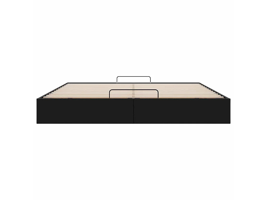 Bedframe zonder matras 160x200 cm kunstleer zwart