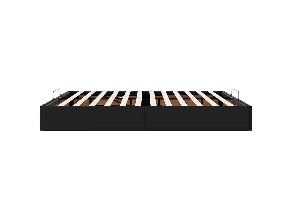 Bedframe zonder matras 160x200 cm kunstleer zwart