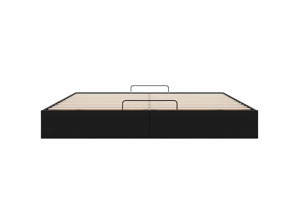 Bedframe zonder matras 160x200 cm kunstleer zwart