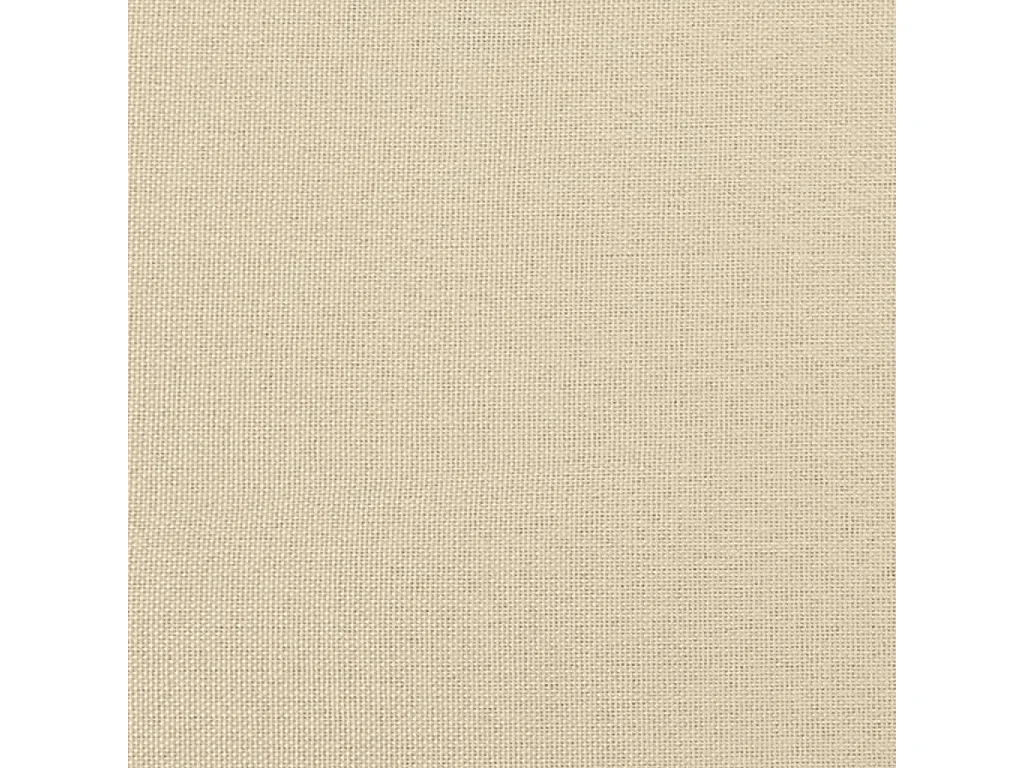 Bettgestell ohne Matratze Creme 160x200 cm Stoff
