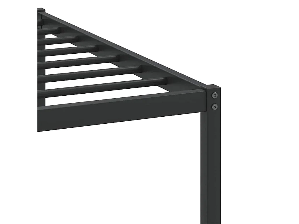 Cadre de lit sans matelas chêne marron 100x190 cm