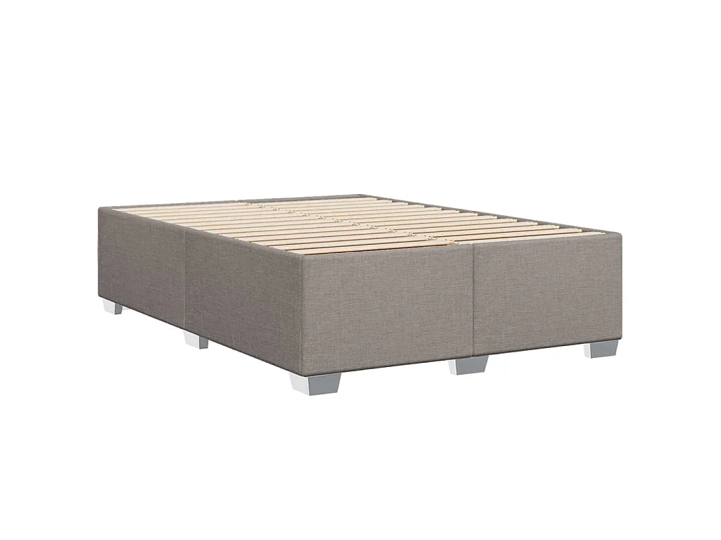 Giroletto senza Materasso Tortora 140x190 cm in Tessuto
