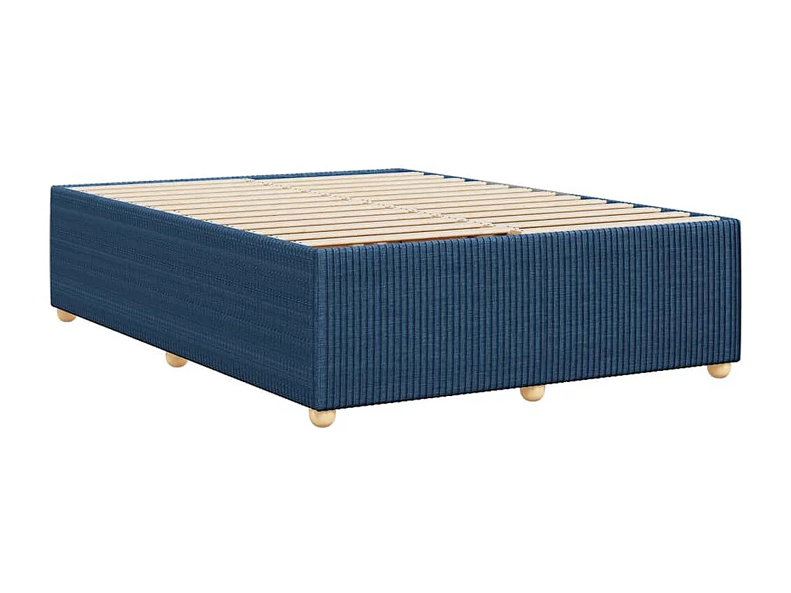 Bedframe zonder matras stof blauw 160x200 cm