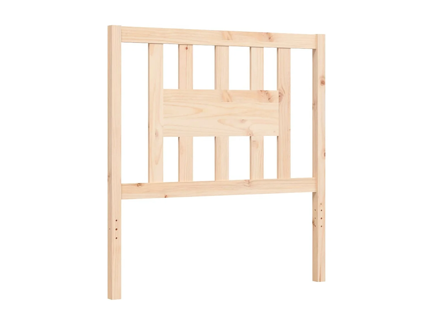 Massivholzbett mit Kopfteil 90x200 cm