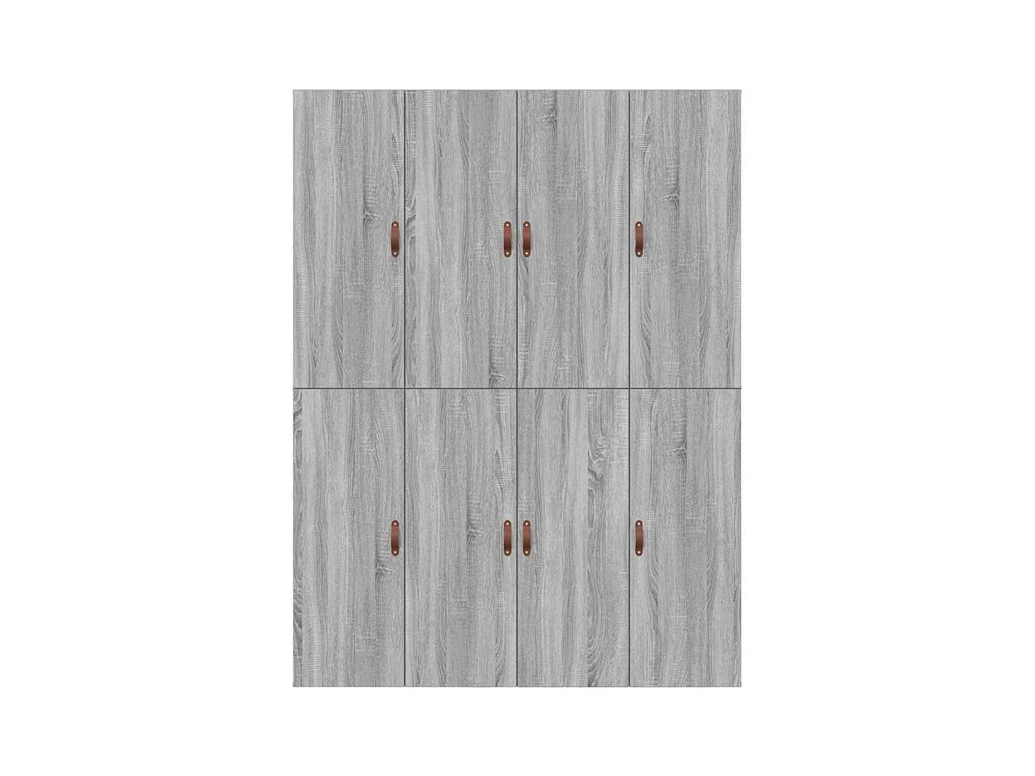 Cadre de lit Sonoma gris 140 x 190 cm Bois d'ingénierie