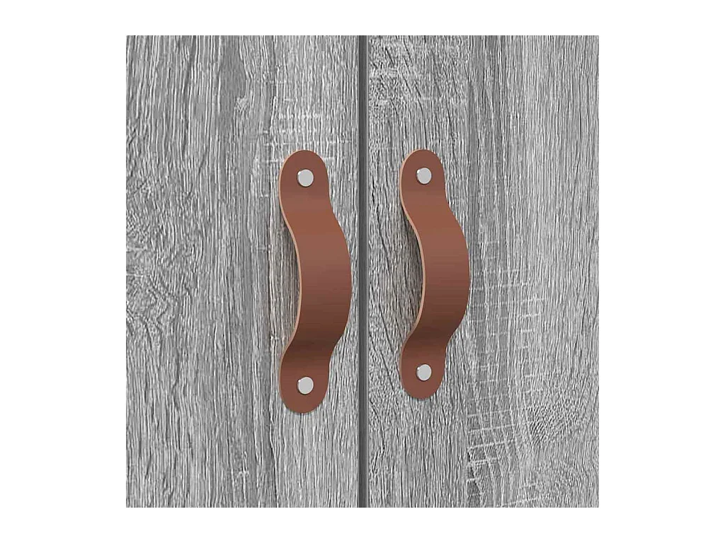 Cadre de lit Sonoma gris 140 x 190 cm Bois d'ingénierie