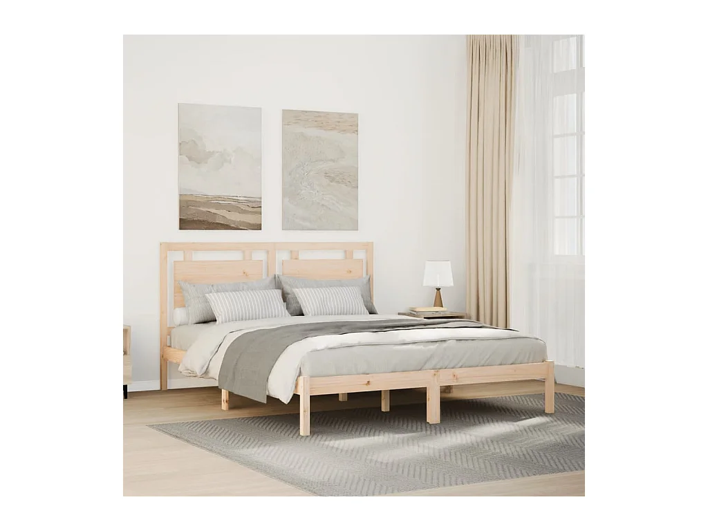 Giroletto Extra Lungo senza Materasso 140x210 cm Legno Massello