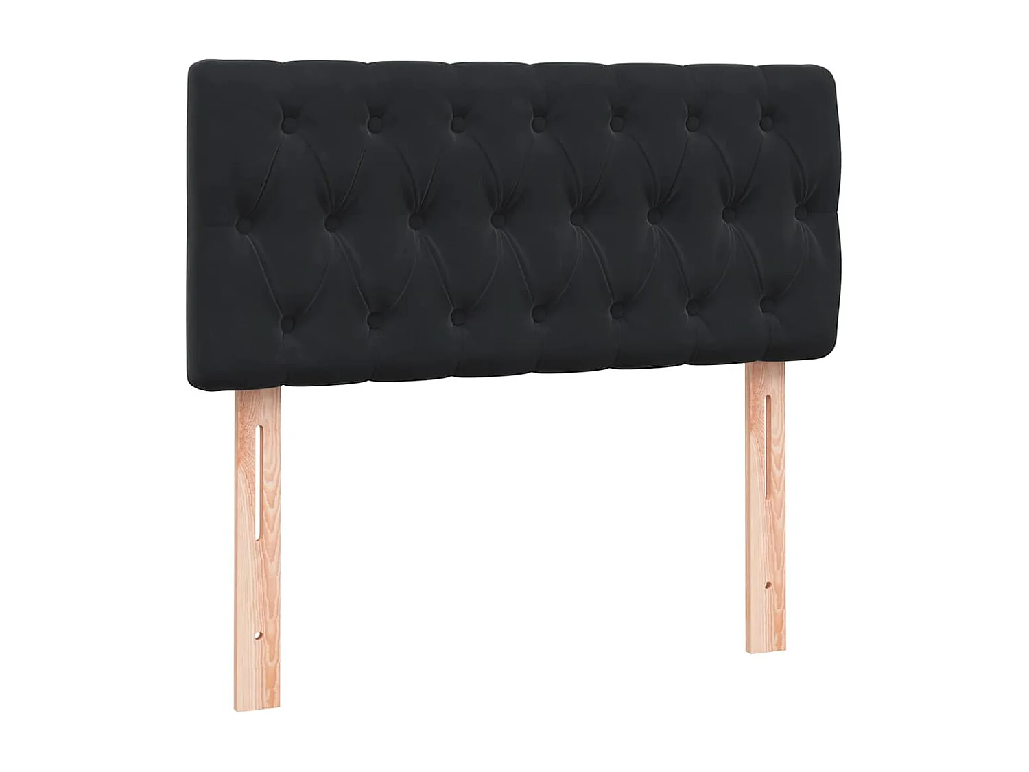 Boxspring met matras en LED fluweel zwart 90x210 cm