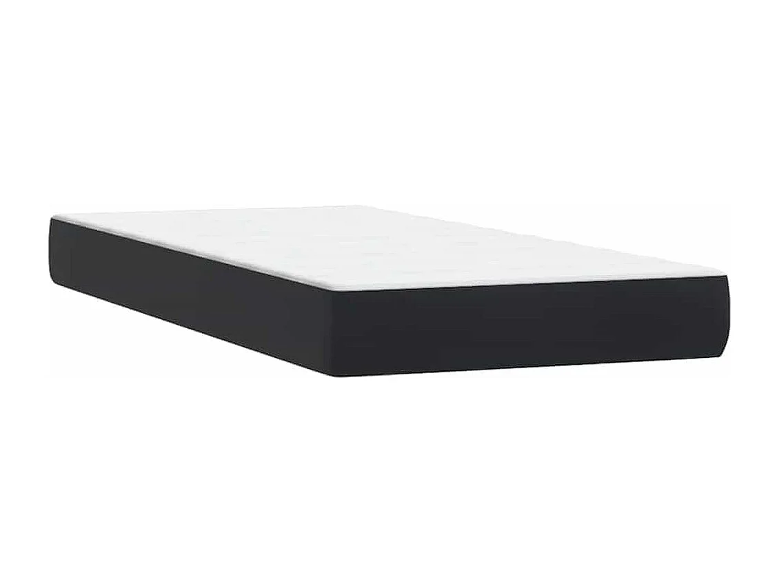 Boxspring met matras en LED fluweel zwart 90x210 cm