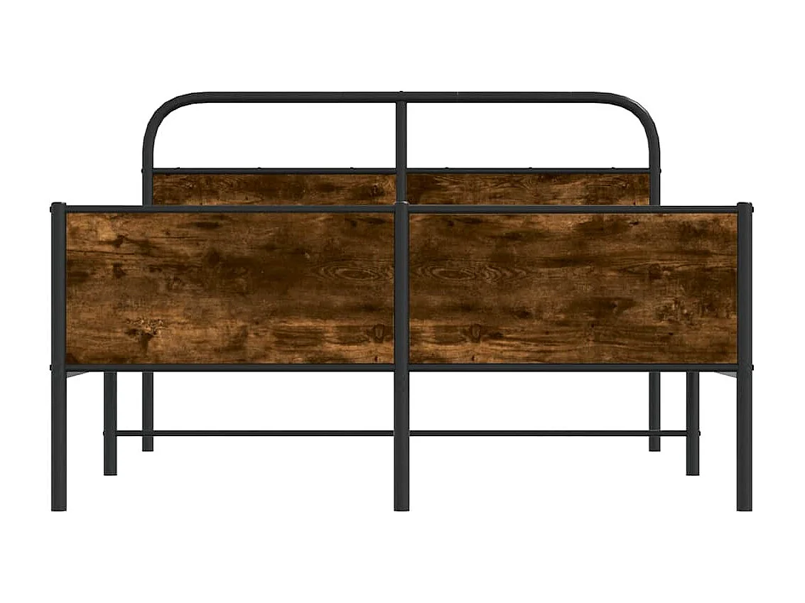 Bedframe zonder matras bewerkt hout sonoma eikenkleur 140x200cm