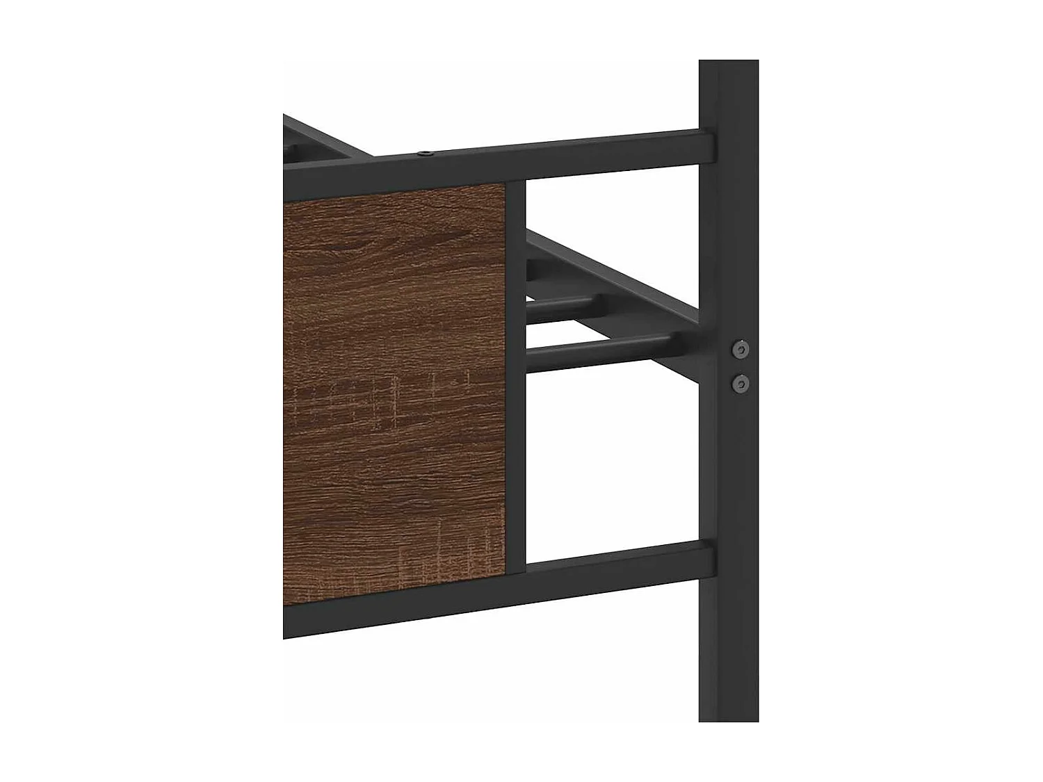 Cadre de lit sans matelas chêne marron 90x190cm bois ingénierie