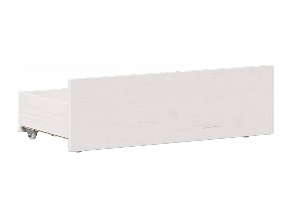Giroletto senza Materasso con Testiera Bianco 90x200 cm Pino
