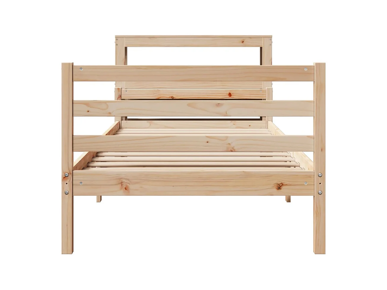 Cadre de lit avec tête de lit sans matelas 90x200 cm