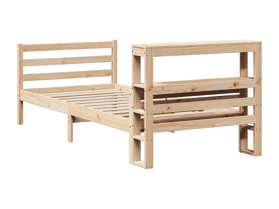 Cadre de lit avec tête de lit sans matelas 90x200 cm