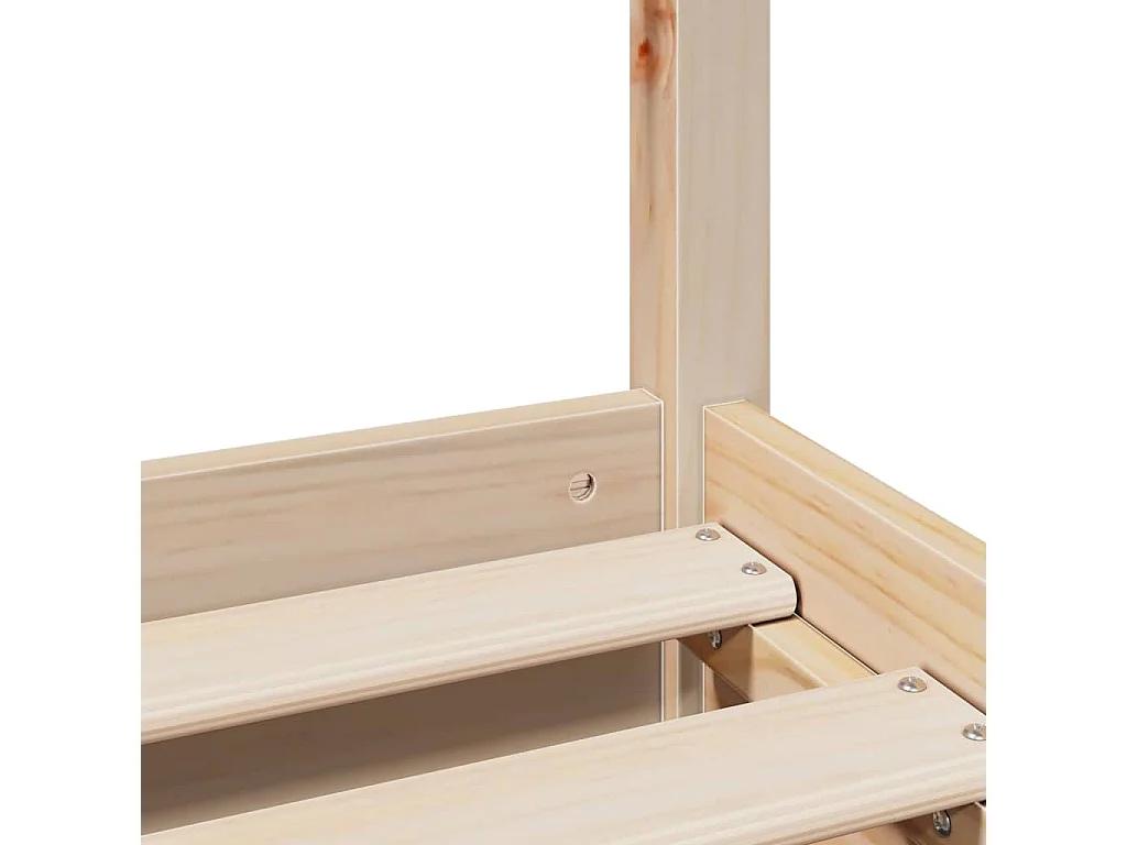 Bedframe zonder matras massief grenenhout 90x190 cm