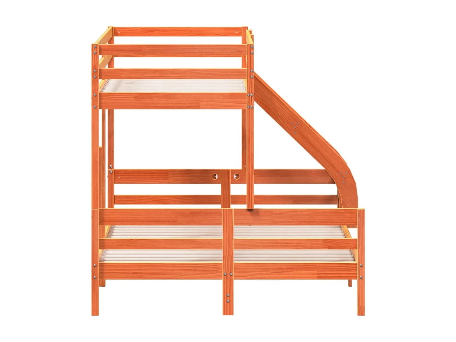 Lit superposé sans matelas 90x200/140x200 cm bois massif