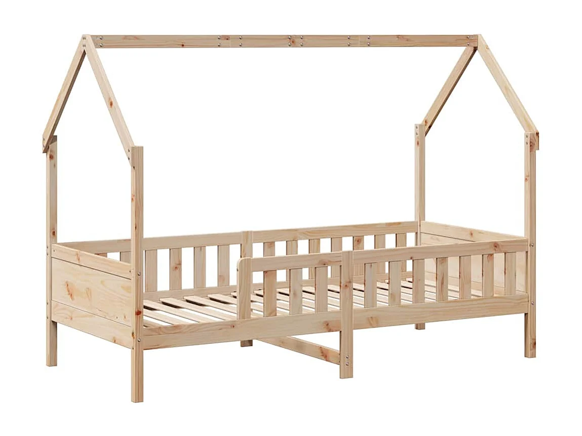 Kinderbett mit Schubladen 90x190 cm Massivholz Kiefer