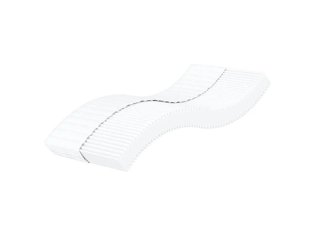 Lit de jour avec matelas crème 100x200 cm tissu