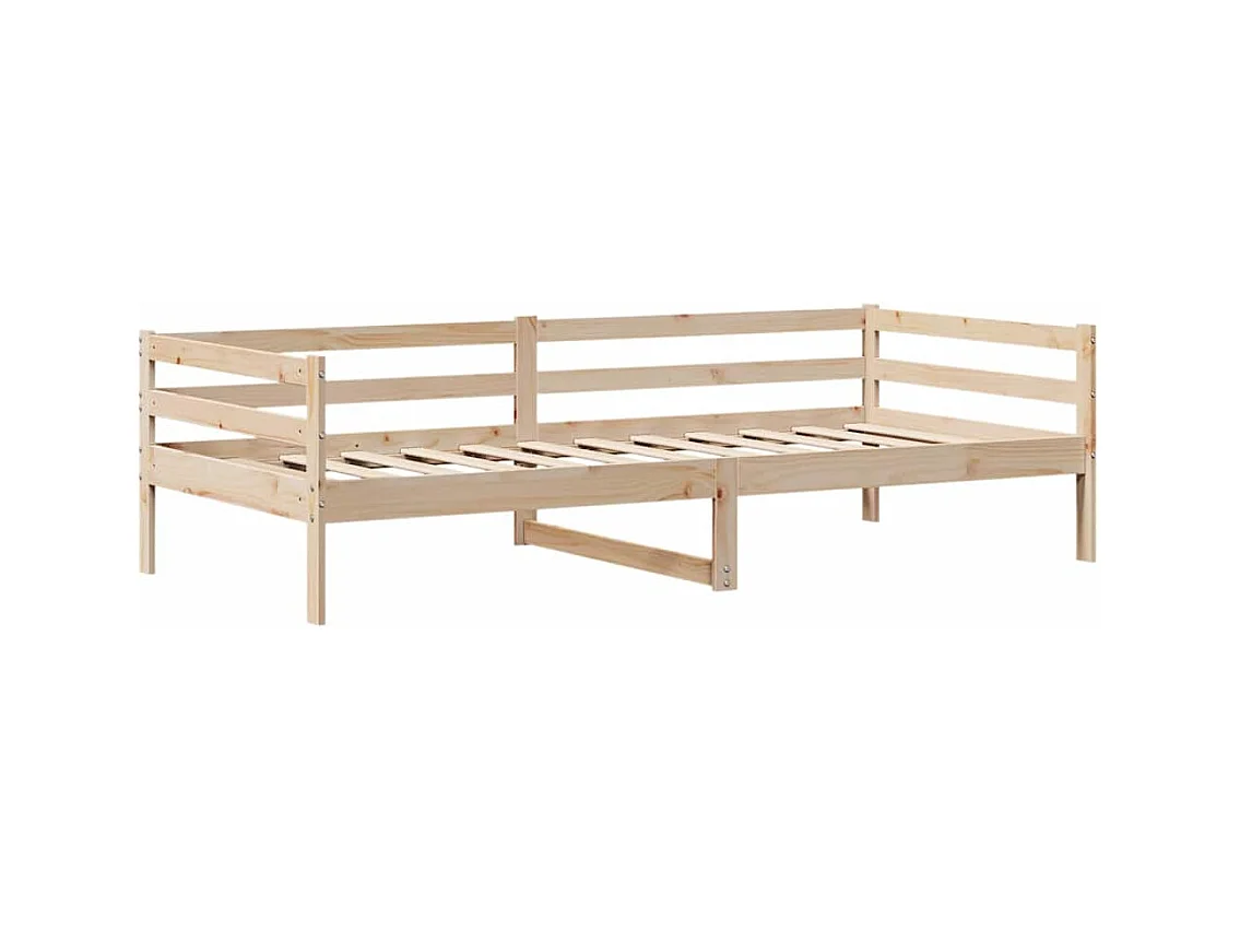 Lit de jour avec tiroirs sans matelas 90x200 cm bois massif