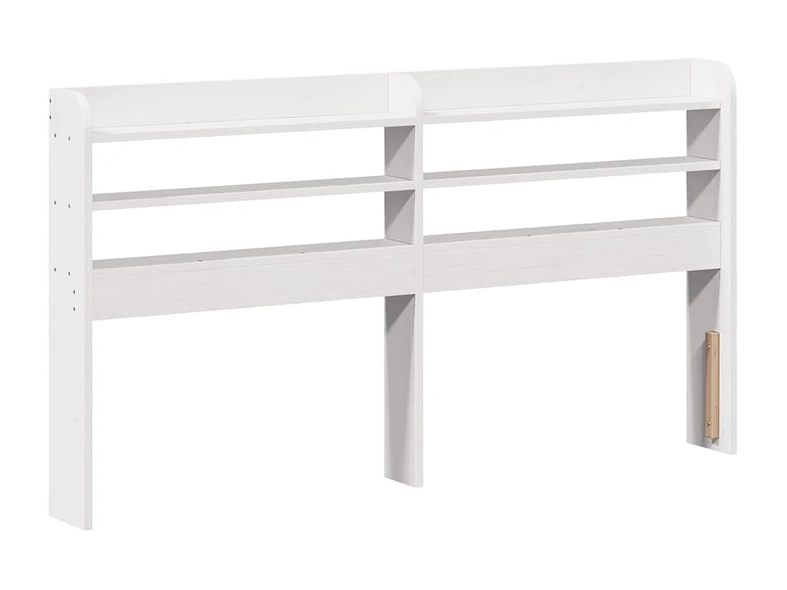 Letto senza Materasso Bianco 140x200 cm Legno Massello di Pino