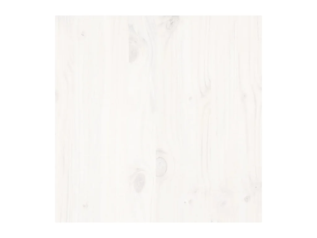 Cadre de lit sans matelas blanc 180x200 cm bois massif de pin