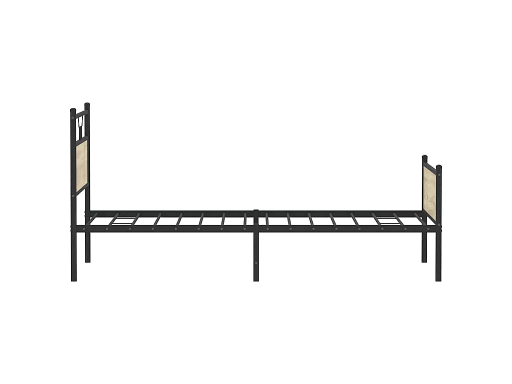 Bettgestell ohne Matratze Sonoma-Eiche 100x200 cm Holzwerkstoff